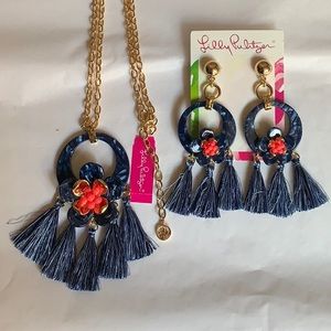 Lilly Pulitzer Maritime Necklace and Earring Set